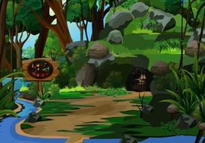 play Rescue The Lion From Forest Cave