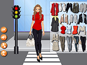 Pedestrian Walk Dressup Game