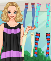 Colorful Socks Dress Up Game