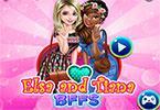 play Elsa And Tiana Bffs