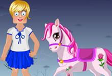 play Zoe With Pony Dress Up
