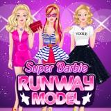 play Super Barbie Runway Model