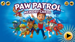 play Paw Patrol Memory Cards