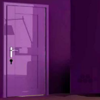 Dark Purple House Escape game