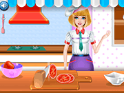 play Delicious Cheese Pizza Cafe Game