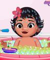 Baby Princess Moana Shower Bath