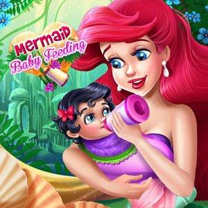 play Mermaid Baby Feeding