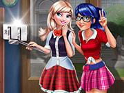 play Ladybug Elsa College Fashion