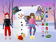 Winter Kids Dressup Game