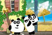 3 Pandas In Brazil Girl