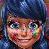 play Ladybug Glittery Makeup