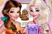 Princesses Fashion Over Coffee Girl