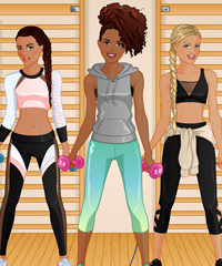 Bff Studio Workout Friends Dress Up Game