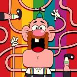 Uncle Grandpa Psychedelic Puzzles