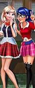 play Ladybug And Elsa College Fashion