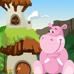 play Cute Hippo Rescue Escape