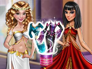 play Dolly Princess Vs. Villain Dress Up