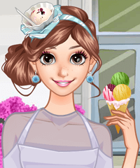 She Loves Ice Cream Dress Up Game