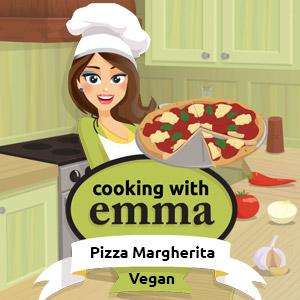Cooking Pizza Margherita