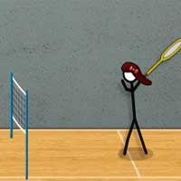 play Stick Figure Badminton 3 Bubblebox