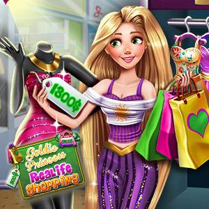 play Goldie Princess Realife Shopping