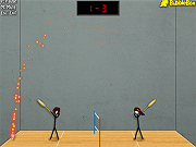 Stick Figure Badminton 3 Game