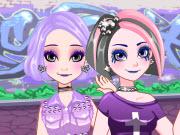 play Frozen Sisters Go Pastel Goth