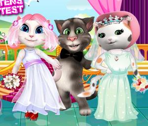 play White Kittens Bride Contest