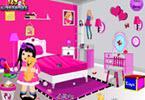 play Barbie Fan Room Cleaning