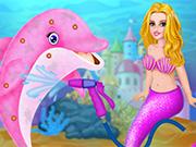 play Mermaid Dolphin Care