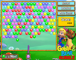 play Goldie And Bear Bubble