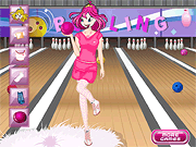 play Bloom Bowling Dressup Game