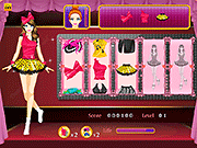 Dancing Model Dressup Game