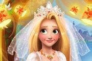 Blonde Princess Wedding Fashion Girl