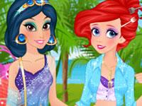 play Ariel And Jasmine Ready For Summer
