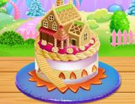 play Doll House Cake Cooking