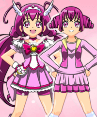 Glitter Force Emily Dress Up Game