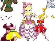 Pencil Princess Dress Up Game