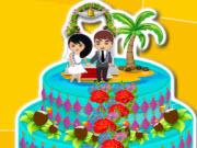 Hawaiian Summer Wedding Cake