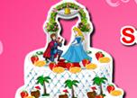 Princess Summer Wedding Cake