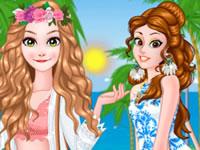 play Rapunzel And Belle'S California Summer