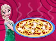play Elsa Cooking Italian Tomato Pie