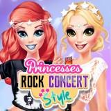play Princesses Rock Concert Style