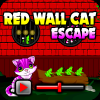 Red Wall Cat Escape Walkthrough