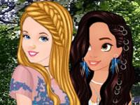 play Cinderella And Moana Staycation