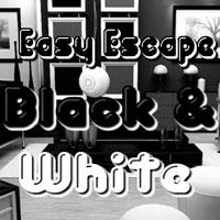 play Easy Escape-Black And White Hiddenogames