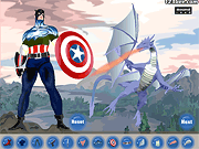 play Captain America Dressup Game