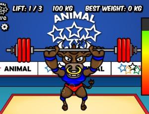 play Animal Olympics - Weight Lifting