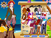 play Pirate Dressup Game