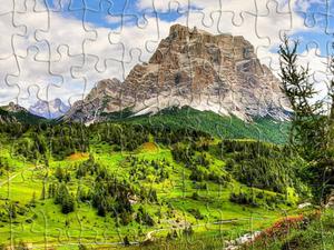 Breathtaking Mountain Landscape Jigsaw Puzzle
